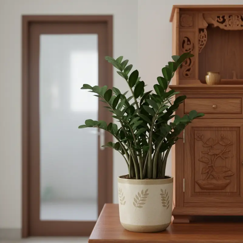 Sự xung đột năng lượng giữa không gian thờ cúng và khu vực sinh hoạt.