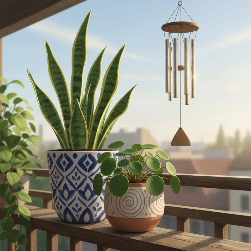 Dòng khí lưu thông hài hòa mang lại sức sống cho ngôi nhà.