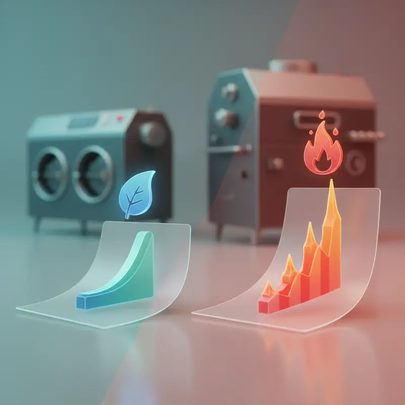 Sự khác biệt về cấu tạo kỹ thuật giữa công nghệ sấy lạnh và sấy nhiệt.