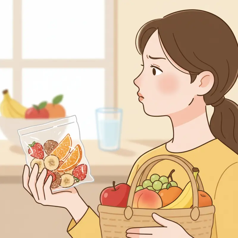 Các loại hoa quả sấy dẻo phổ biến với lớp đường phủ hấp dẫn.