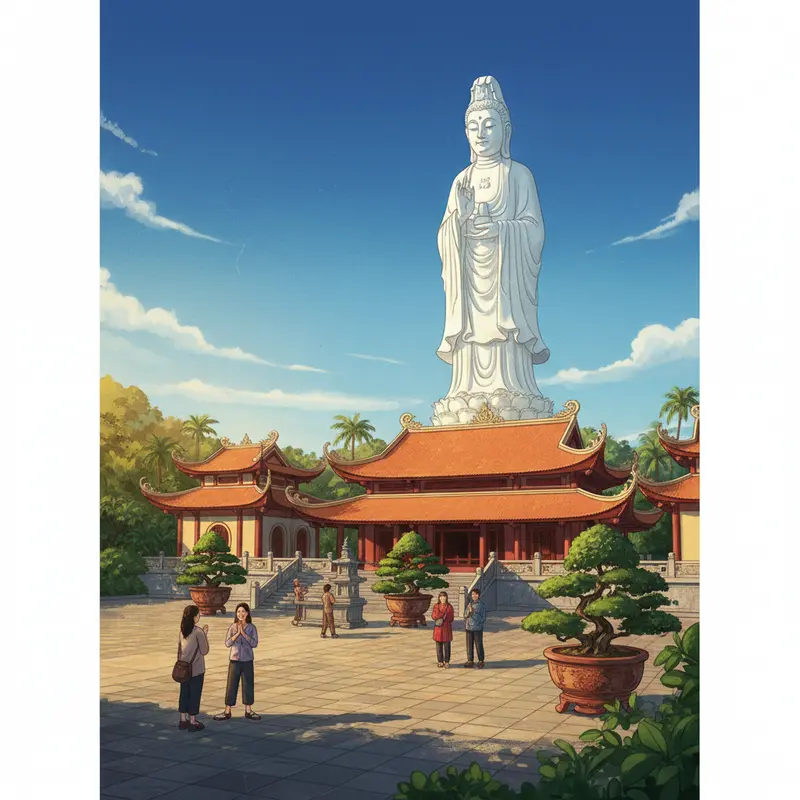 Sự đối lập giữa cái lạnh miền Bắc và nắng ấm miền Trung dịp Tết.