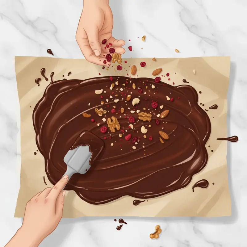 Tuyển chọn socola và trái cây sấy chất lượng cao.