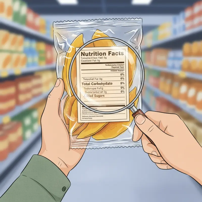 Sự chênh lệch mật độ đường giữa trái cây tươi và trái cây sấy khô.