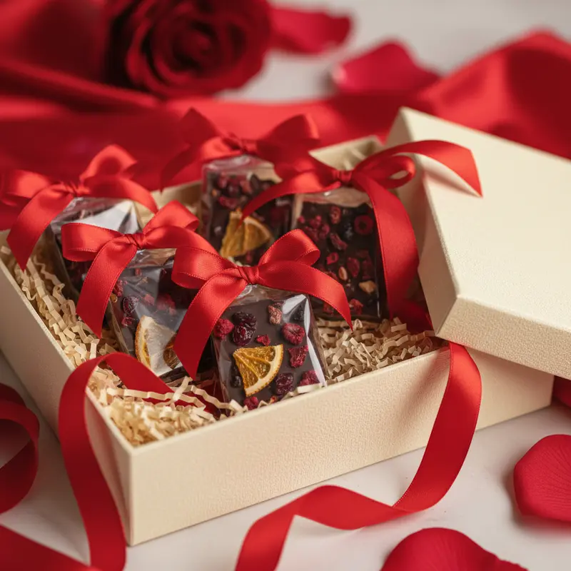 Tuyển chọn socola và trái cây sấy chất lượng cao.