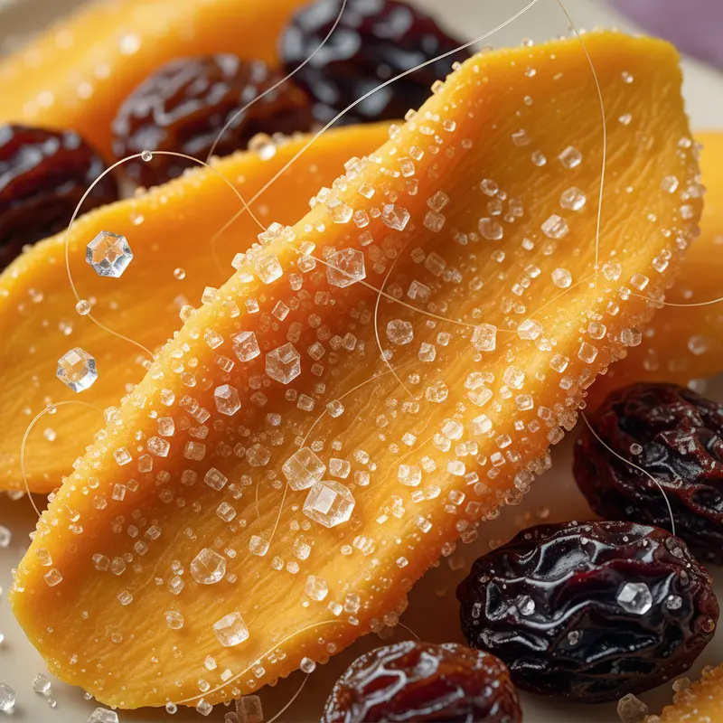 Một rổ hoa quả sấy đa dạng, thể hiện tính phổ biến và tiện dụng trong đời sống.