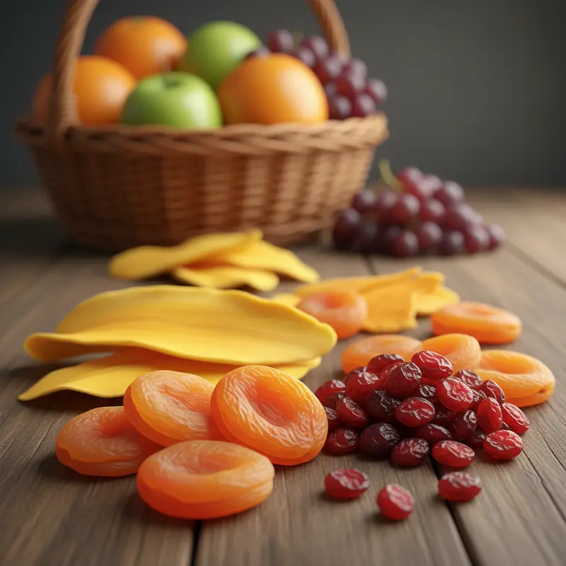 Hoa quả sấy cô đặc dinh dưỡng và vitamin thiết yếu.