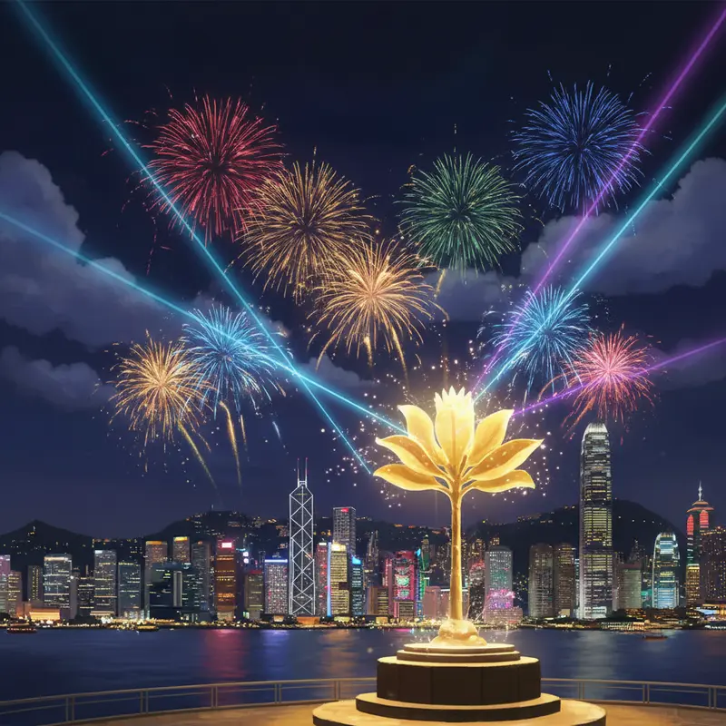 Không khí lễ hội tràn ngập đường phố Hồng Kông mỗi dịp Xuân về.