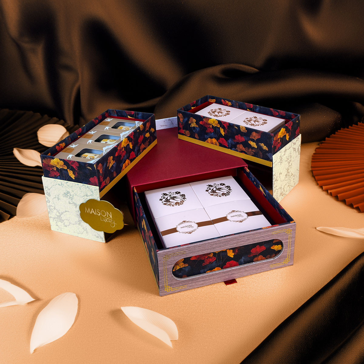 Hộp Quà Tết Maison Đoàn Viên - Healthy, các loại hạt, yến, bánh cookies