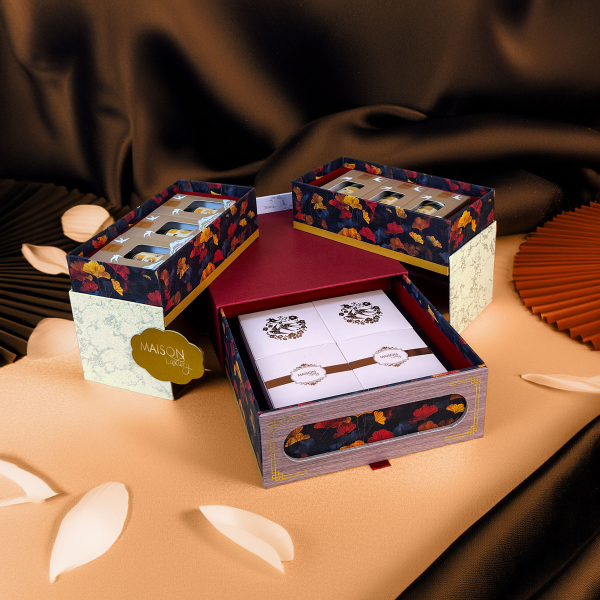 Hộp Quà Tết Maison Đoàn Viên - Healthy, các loại hạt, yến, bánh cookies