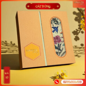 Hộp Quà Tết Maison Cát Tường - Rượu vang, sang trọng