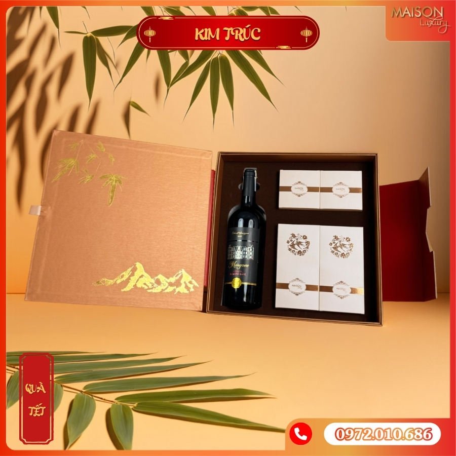Hộp Quà Tết Maison Kim Trúc-Sức khoẻ tri ân
