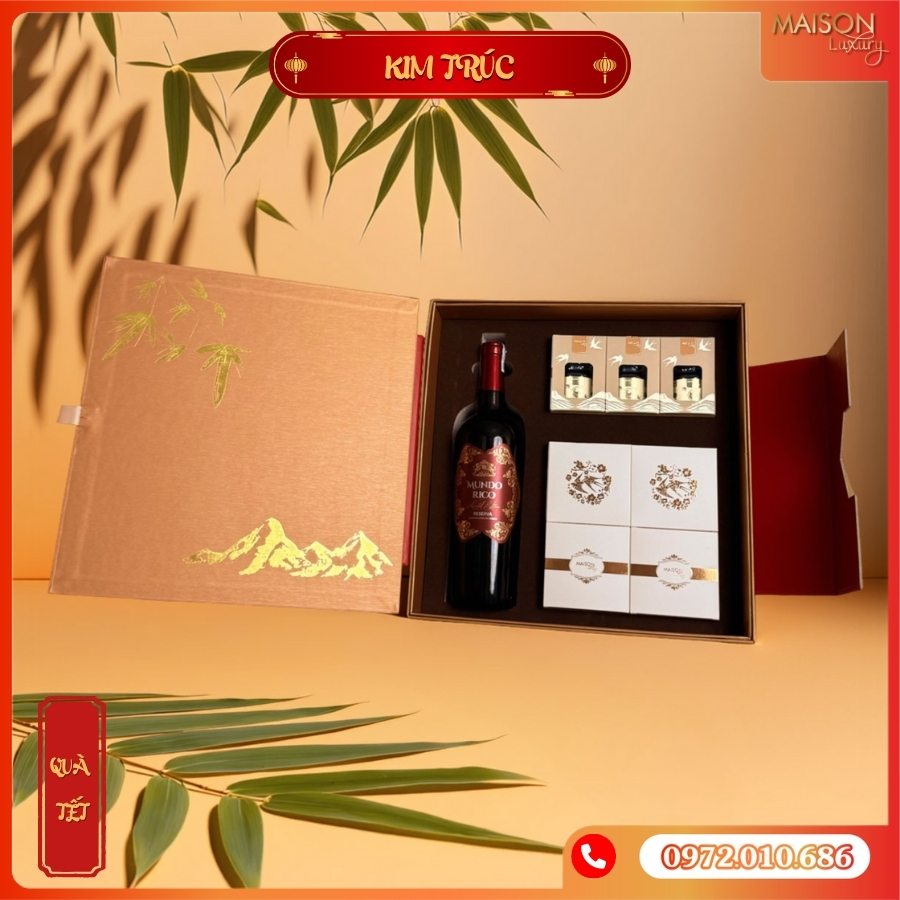 Hộp Quà Tết Maison Kim Trúc-Sức khoẻ tri ân