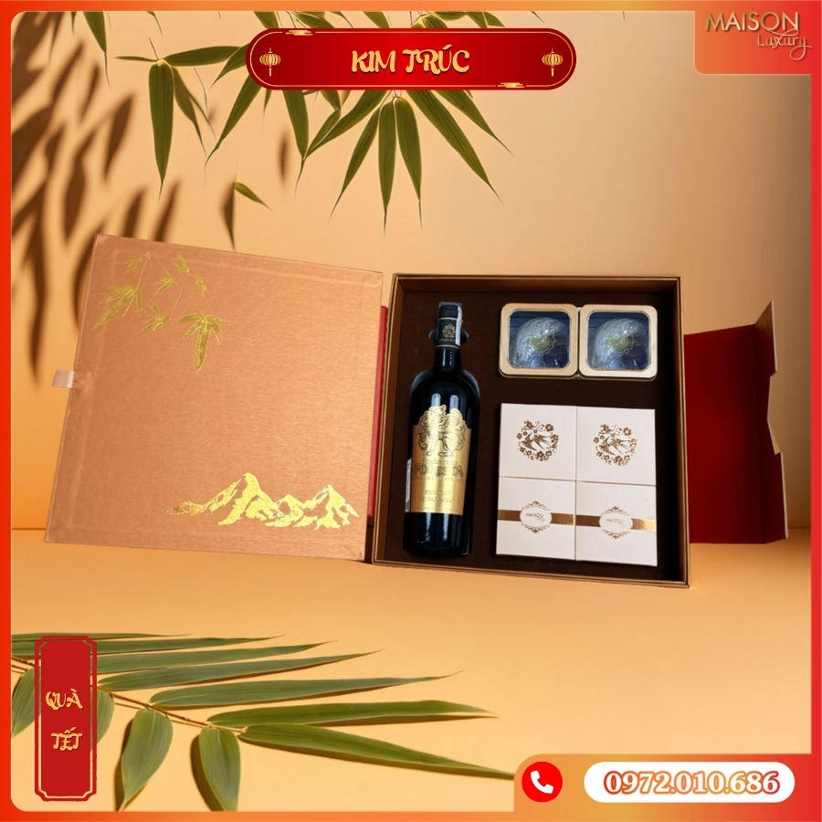 Hộp Quà Tết Maison Kim Trúc-Sức khoẻ tri ân