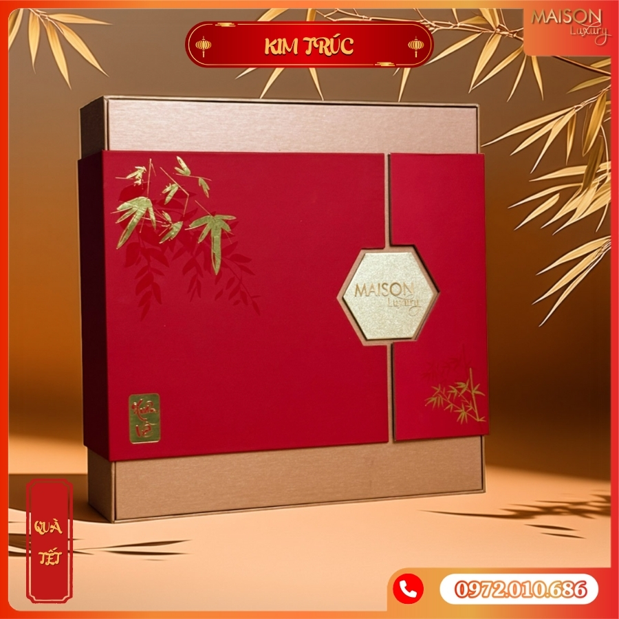 Hộp Quà Tết Maison Kim Trúc-Sức khoẻ tri ân