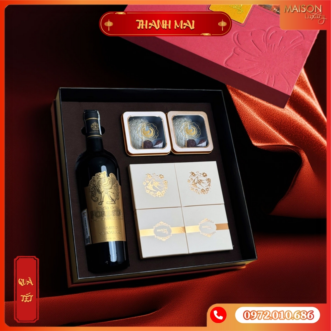 Hộp Quà Tết Maison Thanh Mai - Tặng đối tác, bạn bè, người thân