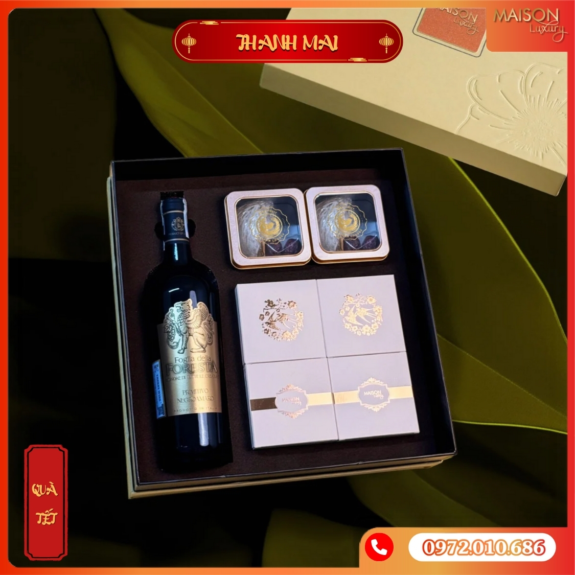 Hộp Quà Tết Maison Thanh Mai - Tặng đối tác, bạn bè, người thân