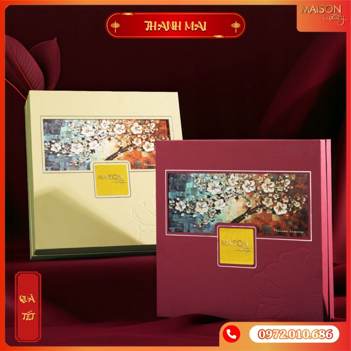 Hộp Quà Tết Maison Thanh Mai - Tặng đối tác, bạn bè, người thân