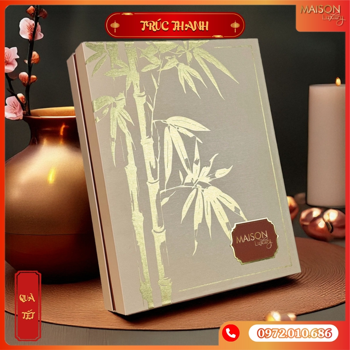 Hộp Quà Tết Maison Trúc Thanh - Quà Tết Truyền Thống