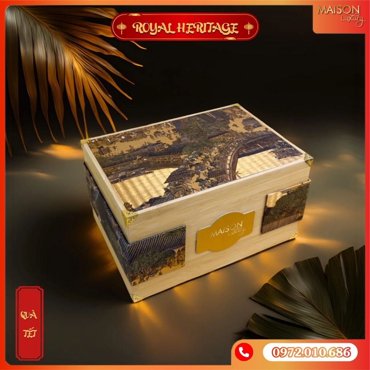 Hộp Quà Tết Maison Royal Heritage 1 - Cao cấp, VIP