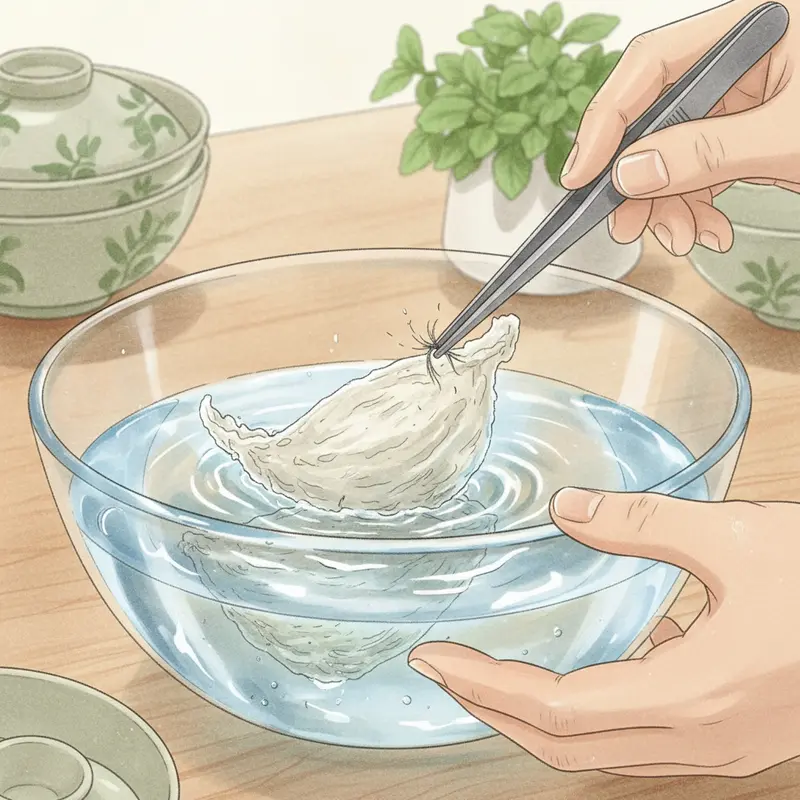 Chim yến đang xây tổ trên vách đá tự nhiên.