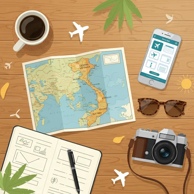 Sự đối lập giữa cái lạnh miền Bắc và nắng ấm miền Trung dịp Tết.