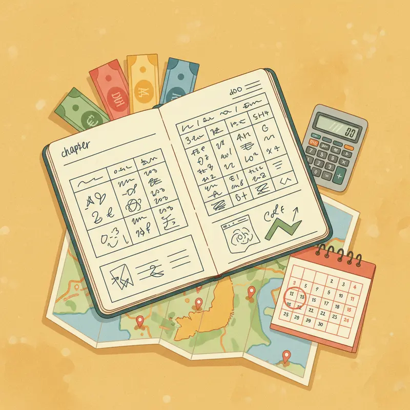 Lên kế hoạch ngân sách chi tiết giúp bạn làm chủ chuyến đi.