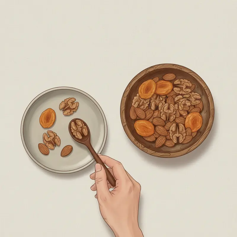 Mật độ năng lượng trong hoa quả sấy cao hơn nhiều so với trái cây tươi.