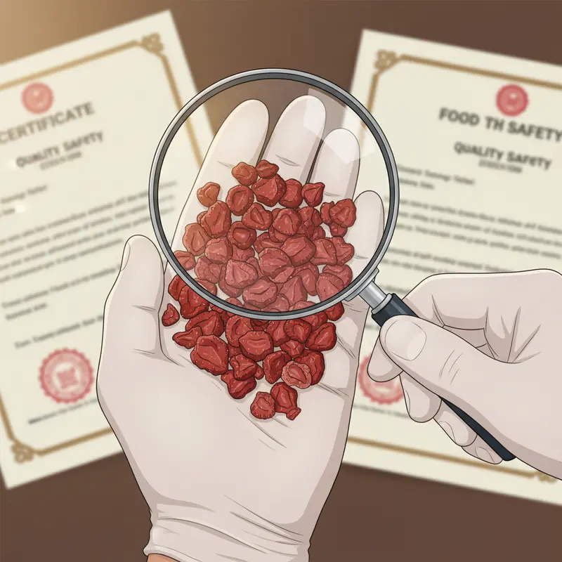 So sánh chất lượng tương đồng giữa trái cây sấy nguyên quả và dạng vụn.