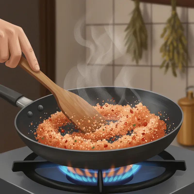 Các nguyên liệu tươi ngon cần thiết để làm muối ớt chuẩn vị.