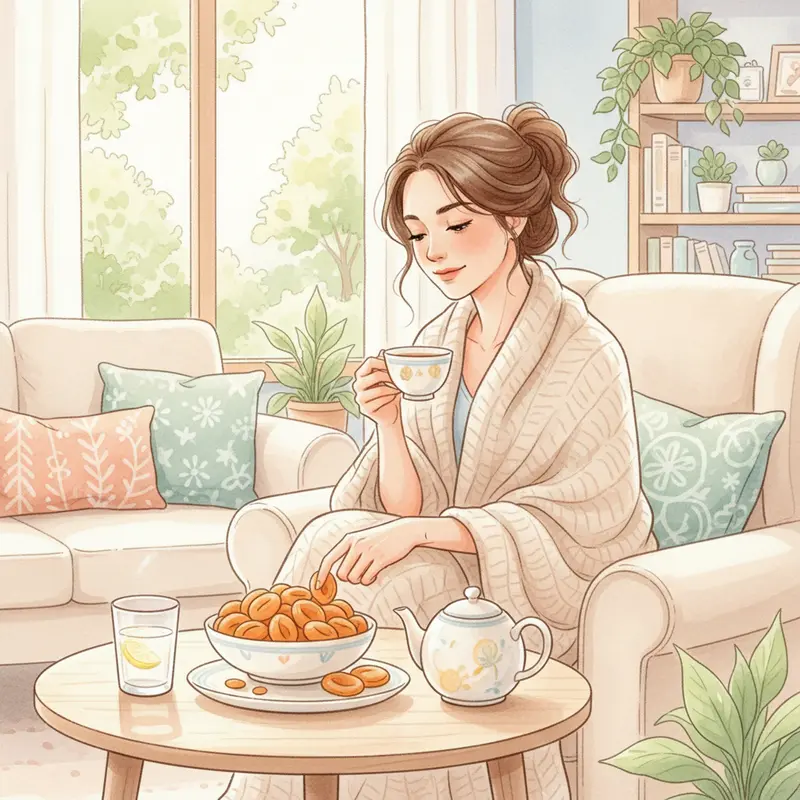 Mơ sấy dẻo chứa hàm lượng sắt cô đặc giúp tái tạo hồng cầu.