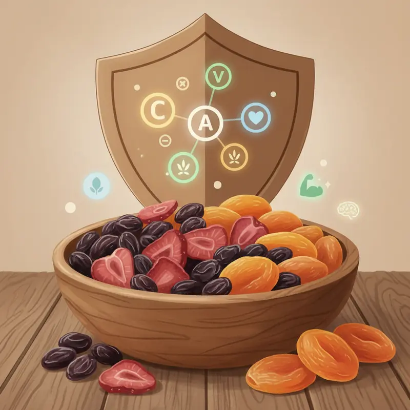 Sự khác biệt dễ nhận thấy giữa trái cây sấy tự nhiên và loại có bổ sung đường.