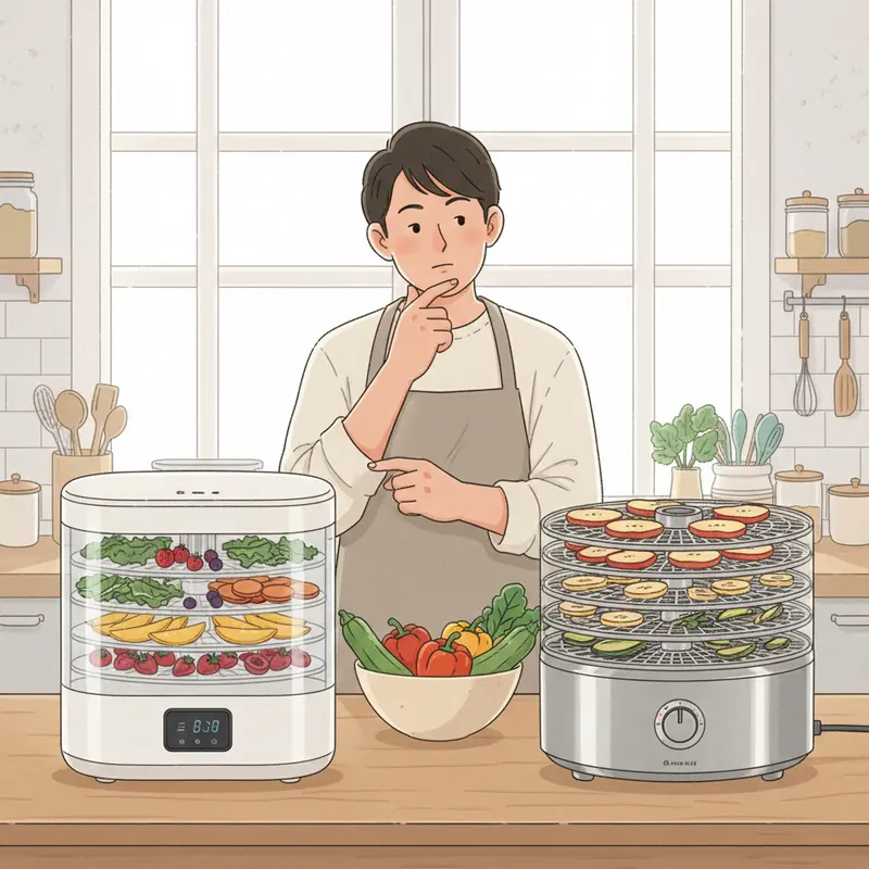 Mô phỏng trực quan hai công nghệ sấy: sấy lạnh và sấy nhiệt.