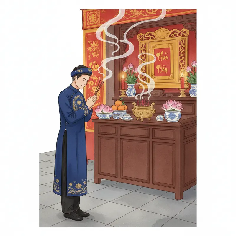 Bát hương là vật phẩm linh thiêng cần sự ổn định nhưng cũng cần được làm sạch.