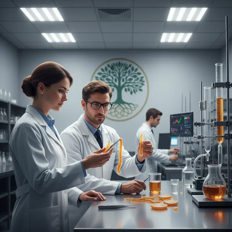 Quy trình nghiên cứu bài bản tại phòng thí nghiệm liên kết với Đại học Nông Lâm.