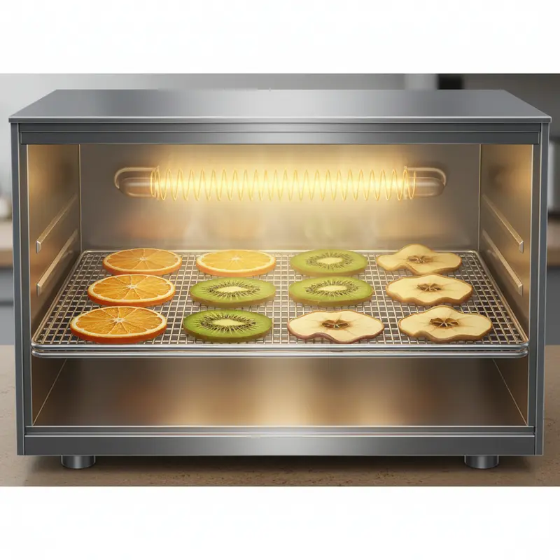 Luồng khí đối lưu và nhiệt độ thấp là chìa khóa để trái cây sấy đạt chất lượng.