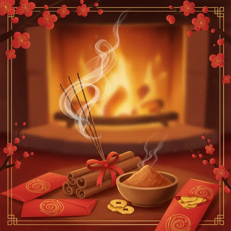 Làn khói hương là cầu nối tâm linh và phong thủy quan trọng trong ngày đầu năm.
