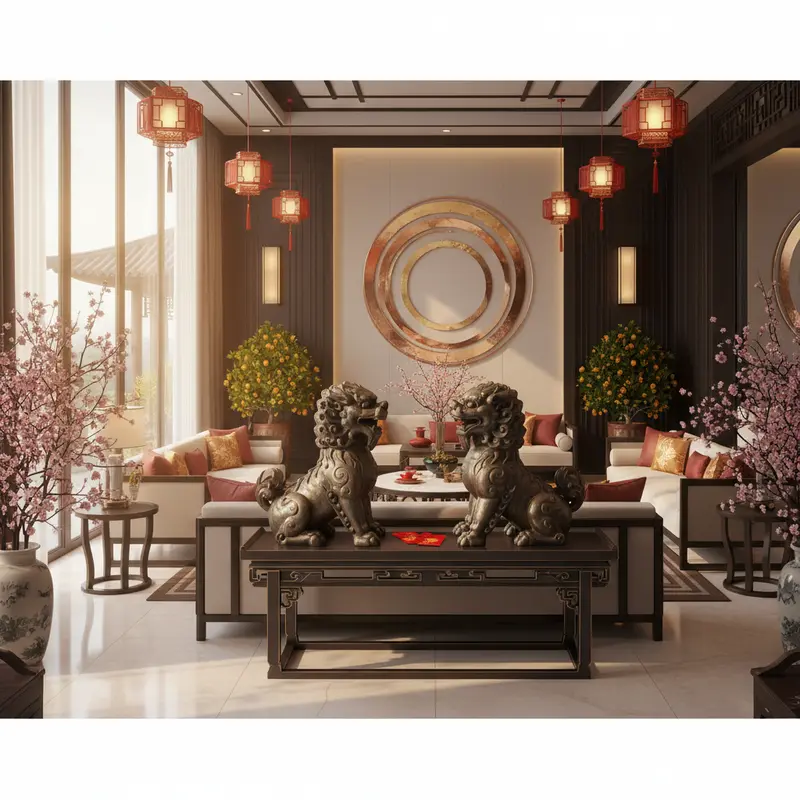 Chi tiết điêu khắc tinh xảo trên tượng Tỳ Hưu bằng đồng thể hiện sự uy nghi.