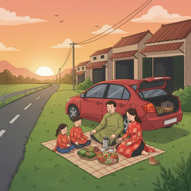 Kiểm tra kỹ thuật xe là bước quan trọng nhất trước khi khởi hành.