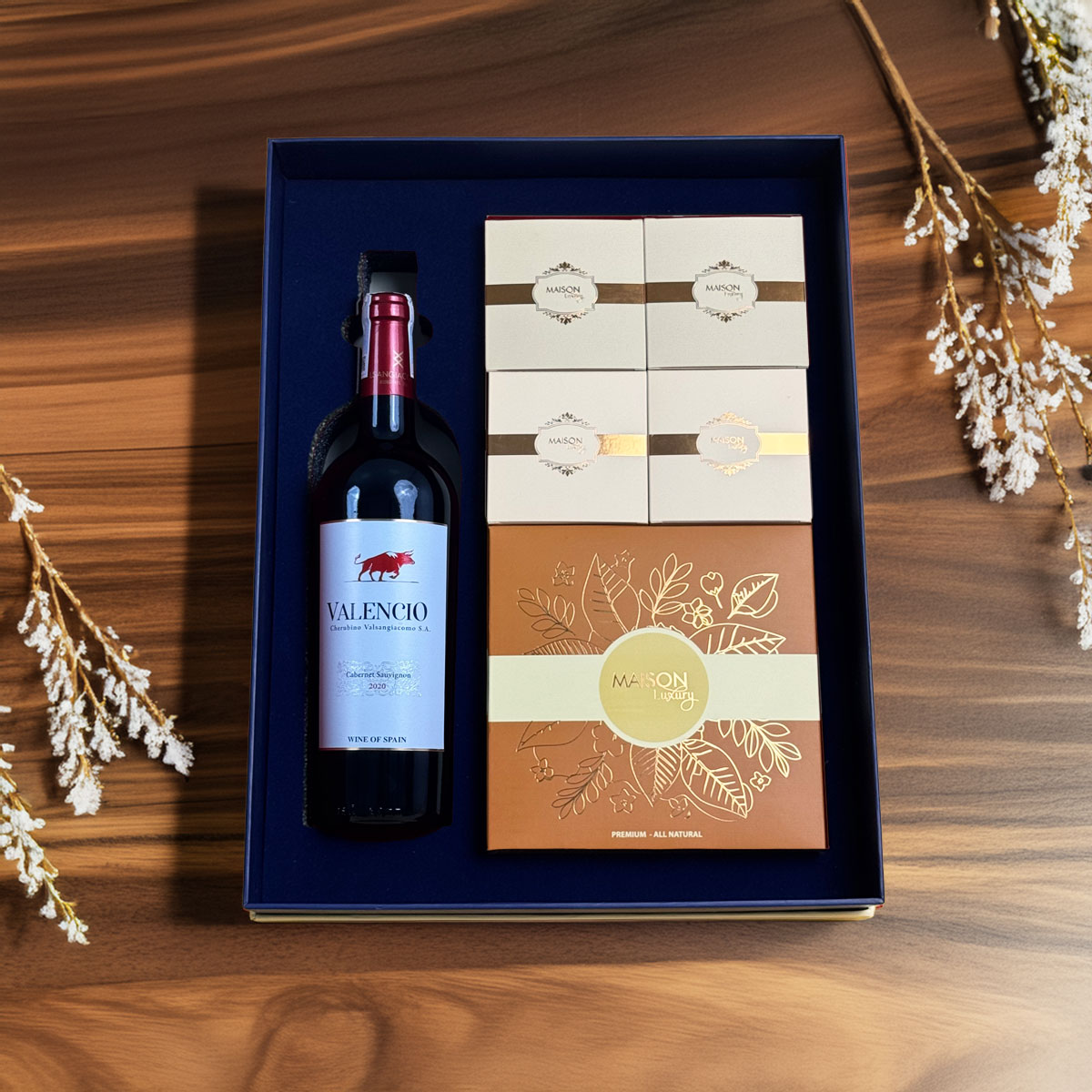 Hộp Quà Tết Maison Hạnh Phúc - Tặng đối tác, bạn bè, người thân