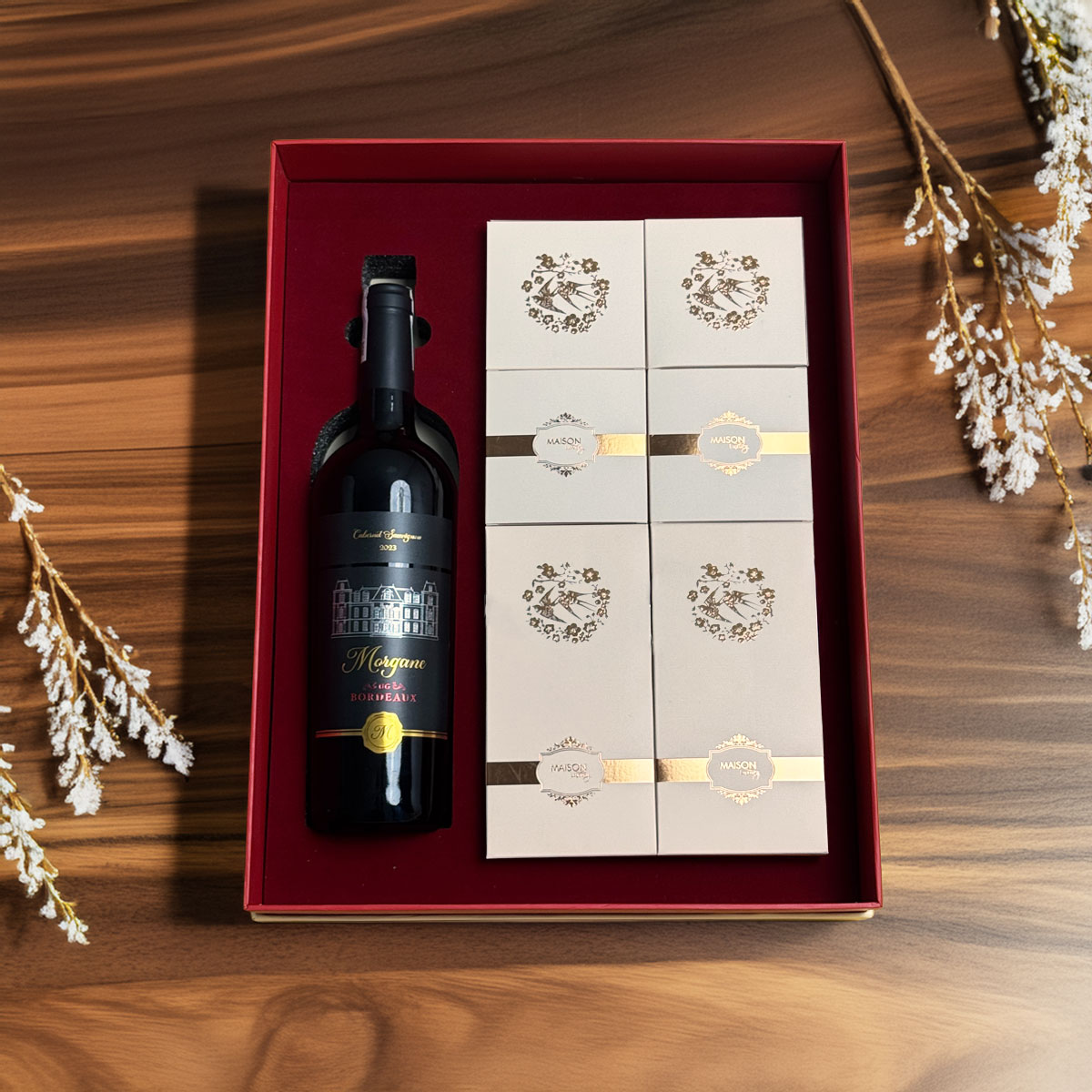 Hộp Quà Tết Maison Hạnh Phúc - Tặng đối tác, bạn bè, người thân