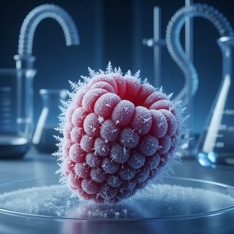 Cấu trúc tế bào thực phẩm tươi chứa đầy nước giúp duy trì hình dạng.