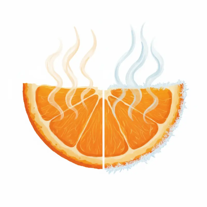 Mô phỏng trực quan hai công nghệ sấy: sấy lạnh và sấy nhiệt.