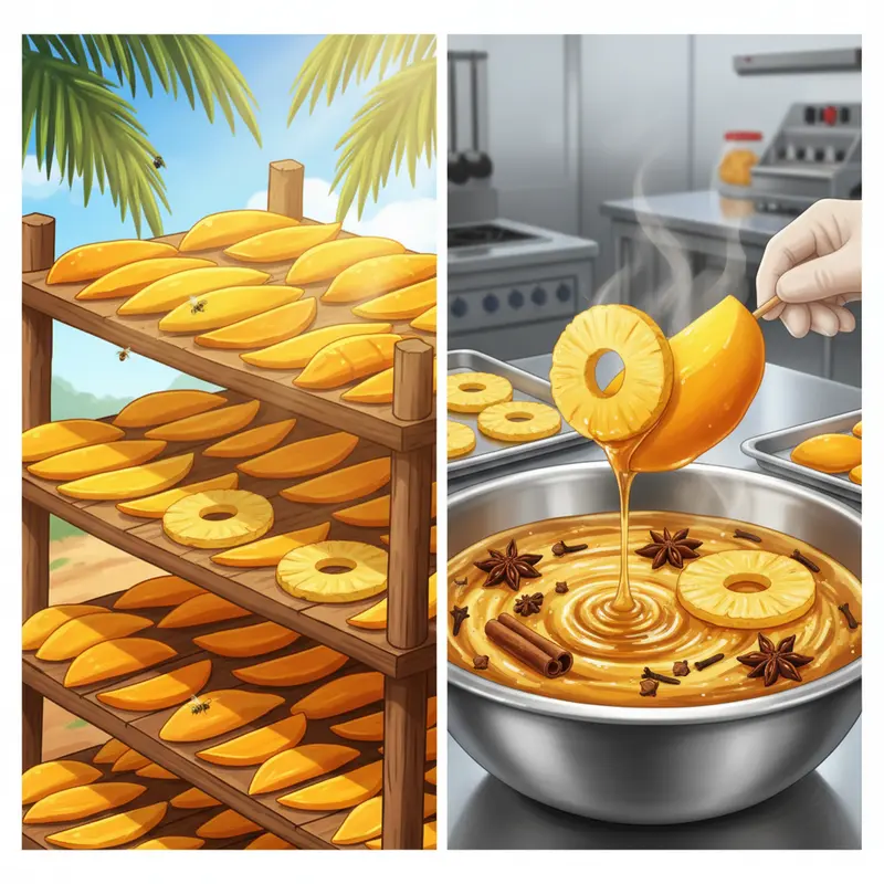 Sự khác biệt trong quy trình chế biến tạo nên khoảng cách về dinh dưỡng.