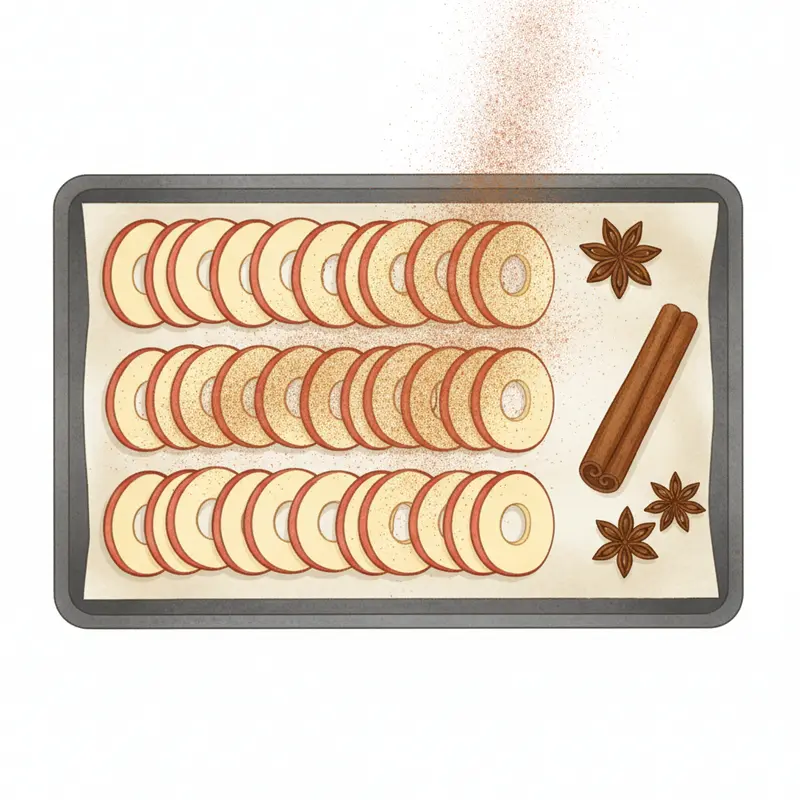 Táo Fuji và Gala là lựa chọn lý tưởng nhờ độ ngọt tự nhiên.