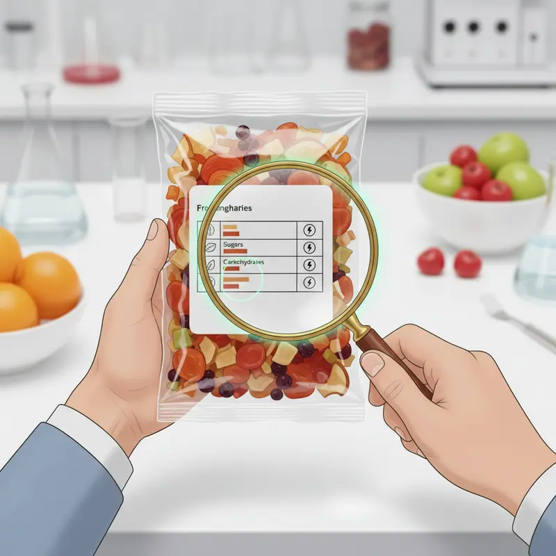 So sánh thực tế giữa hoa quả sấy và hoa quả tươi.