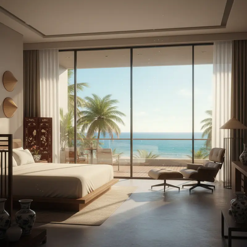 Sự đối lập giữa cái lạnh miền Bắc và nắng ấm miền Trung dịp Tết.