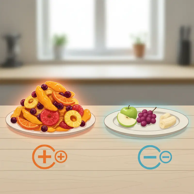 Các loại hoa quả sấy dẻo phổ biến với lớp đường phủ hấp dẫn.