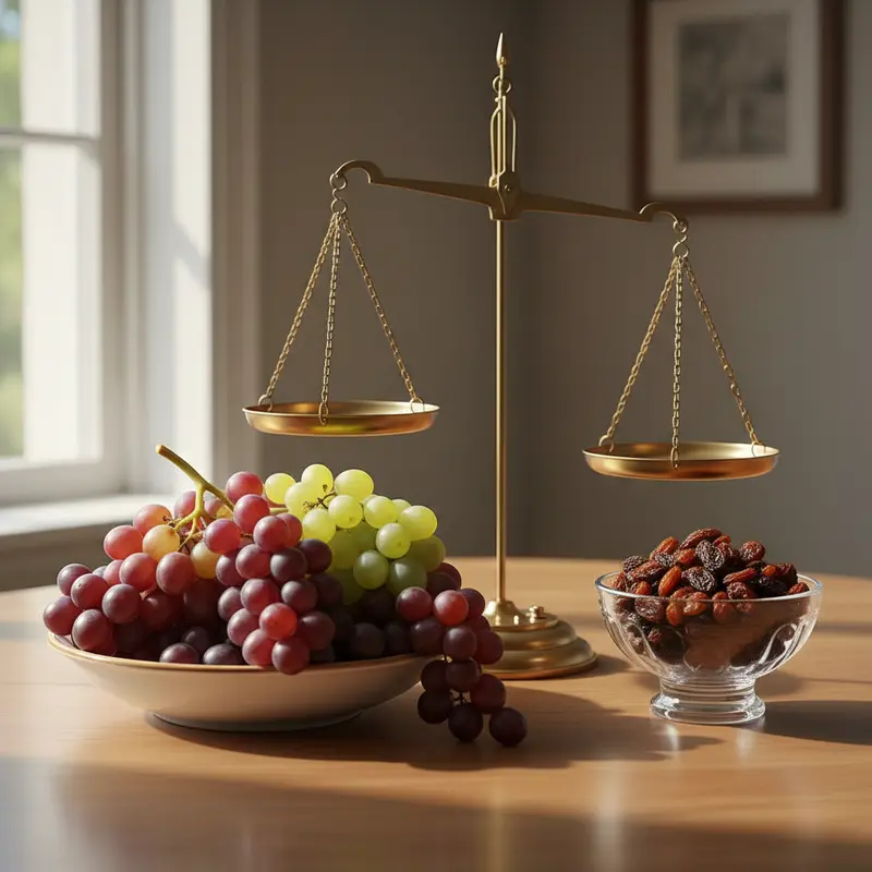 Mật độ năng lượng trong hoa quả sấy cao hơn nhiều so với trái cây tươi.