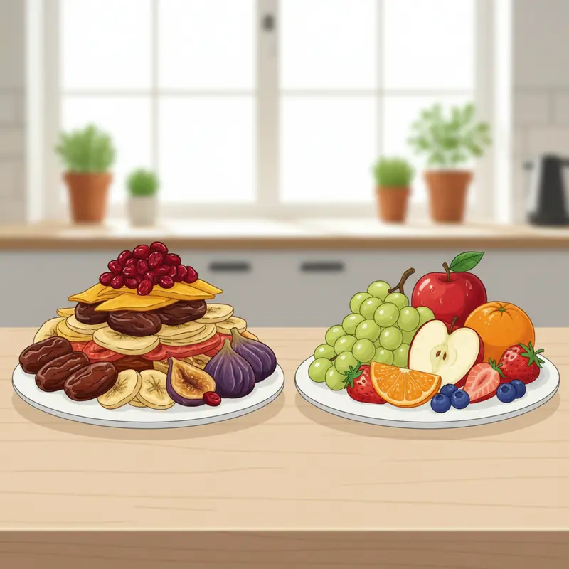 Nhiều loại hoa quả sấy tự nhiên, giàu dinh dưỡng.