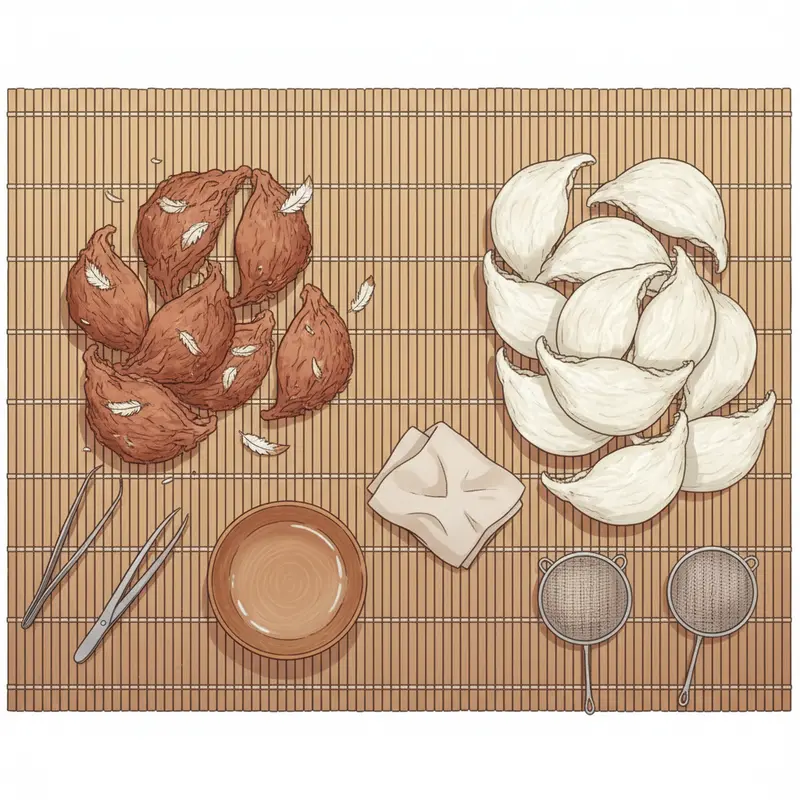 Chim yến đang xây tổ trên vách đá tự nhiên.